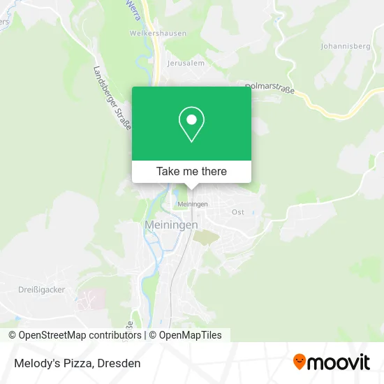 Карта Melody's Pizza