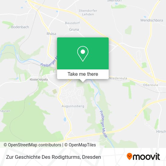 Карта Zur Geschichte Des Rodigtturms