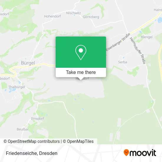 Карта Friedenseiche