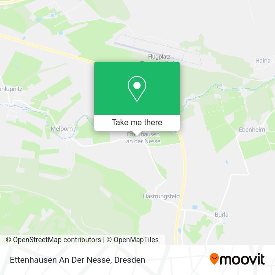Карта Ettenhausen An Der Nesse