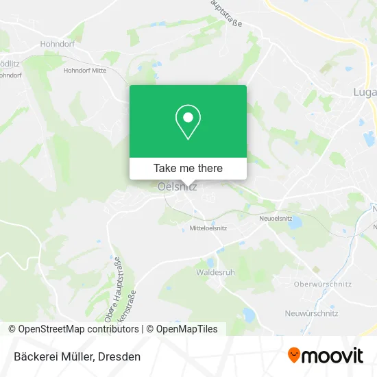 Карта Bäckerei Müller