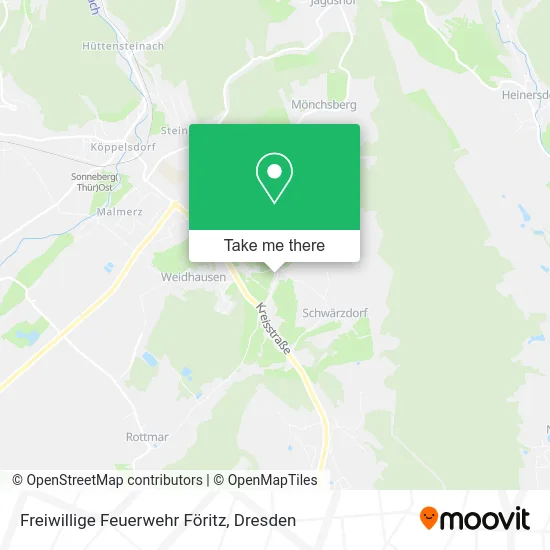 Карта Freiwillige Feuerwehr Föritz