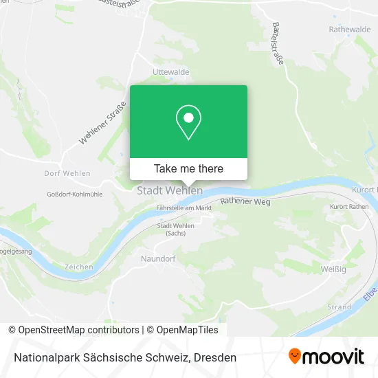 Карта Nationalpark Sächsische Schweiz