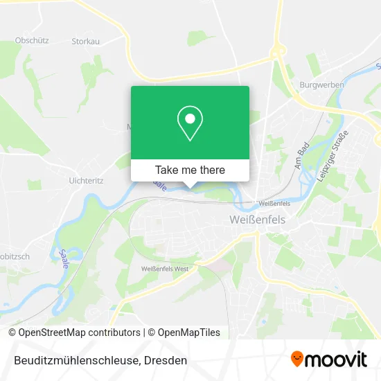 Карта Beuditzmühlenschleuse