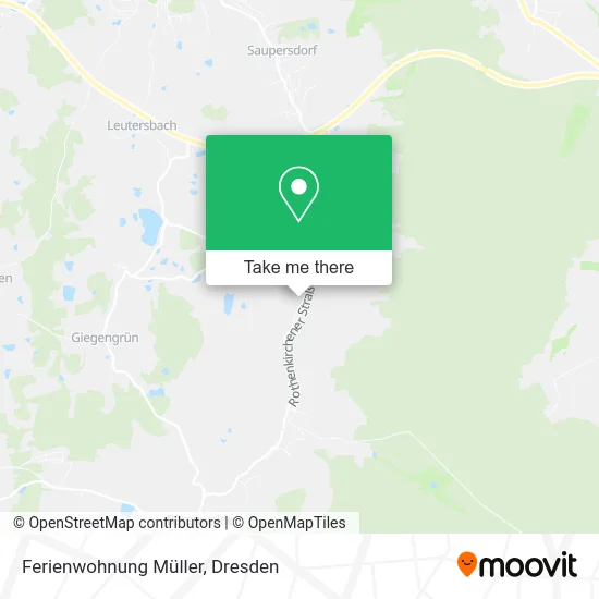 Карта Ferienwohnung Müller