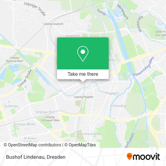Карта Bushof Lindenau