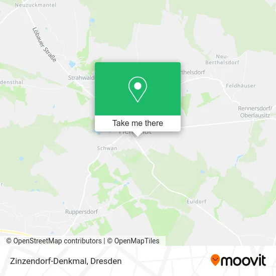 Карта Zinzendorf-Denkmal