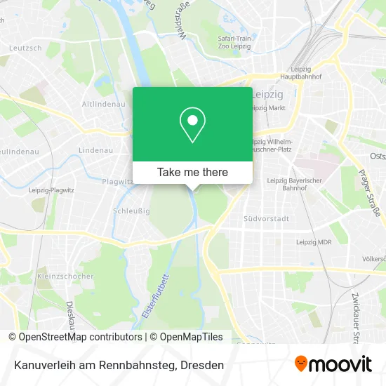 Карта Kanuverleih am Rennbahnsteg