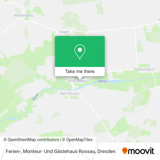 Ferien-, Monteur- Und Gästehaus Rossau map
