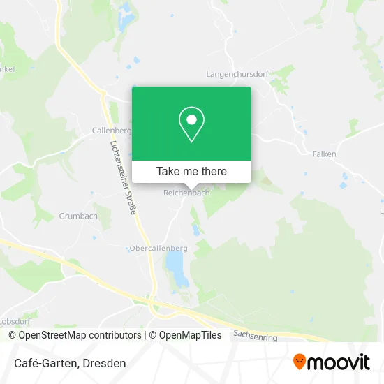 Карта Café-Garten