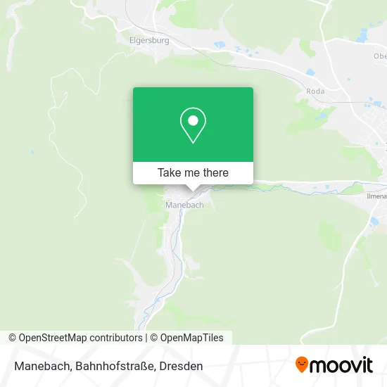 Карта Manebach, Bahnhofstraße