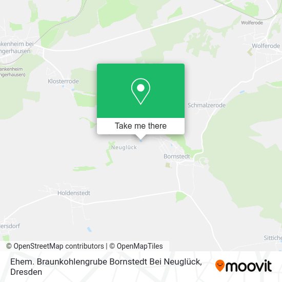 Карта Ehem. Braunkohlengrube Bornstedt Bei Neuglück