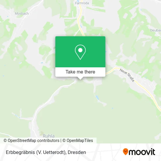 Карта Erbbegräbnis (V. Uetterodt)
