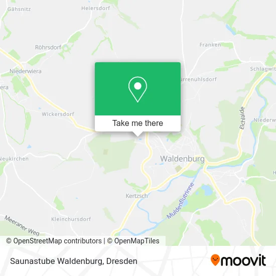 Карта Saunastube Waldenburg
