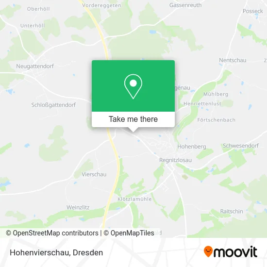 Карта Hohenvierschau