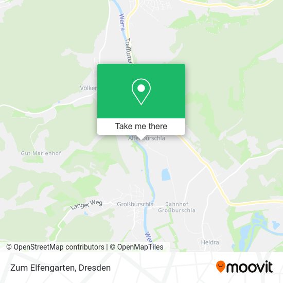 Карта Zum Elfengarten