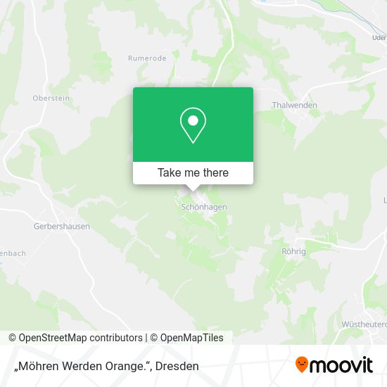 Карта „Möhren Werden Orange.“