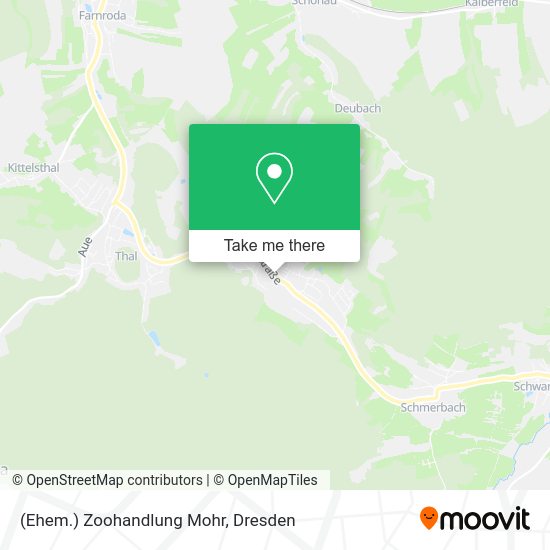 Карта (Ehem.) Zoohandlung Mohr