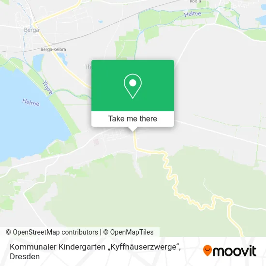 Карта Kommunaler Kindergarten „Kyffhäuserzwerge“