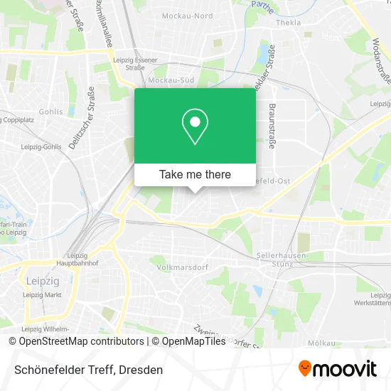 Карта Schönefelder Treff