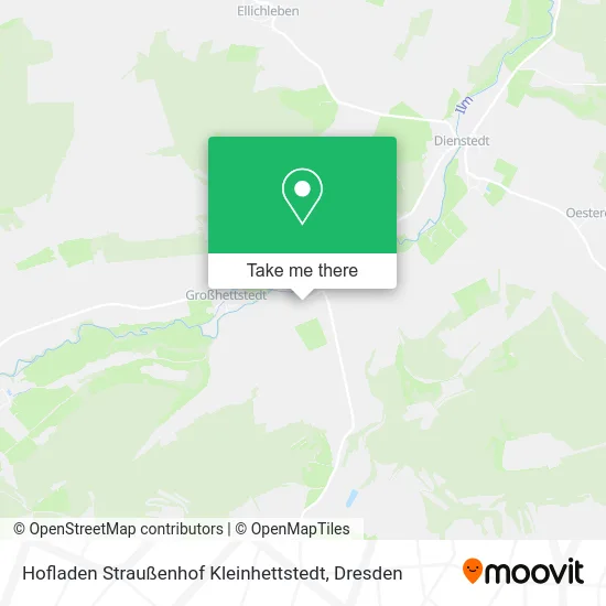 Карта Hofladen Straußenhof Kleinhettstedt