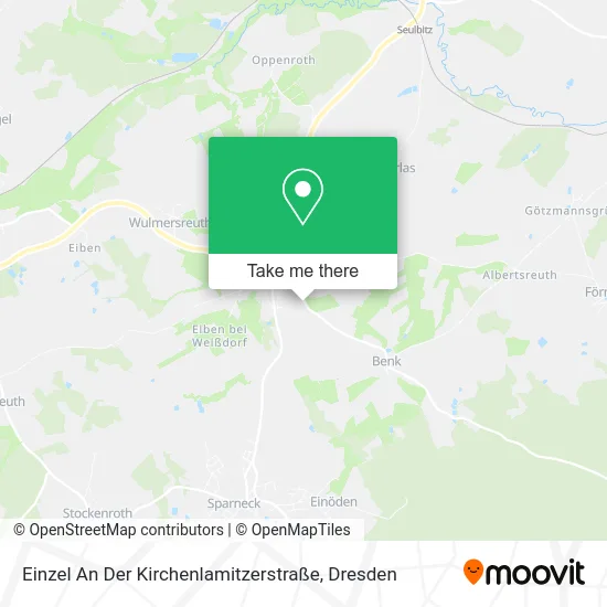 Карта Einzel An Der Kirchenlamitzerstraße