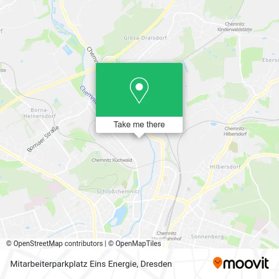 Карта Mitarbeiterparkplatz Eins Energie