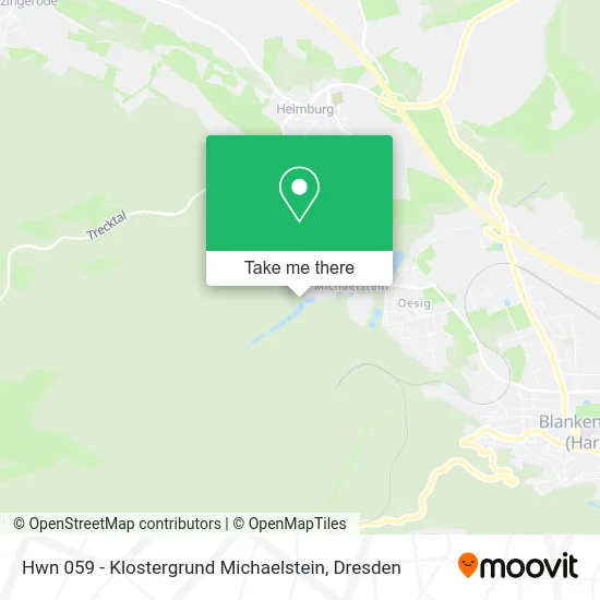 Карта Hwn 059 - Klostergrund Michaelstein