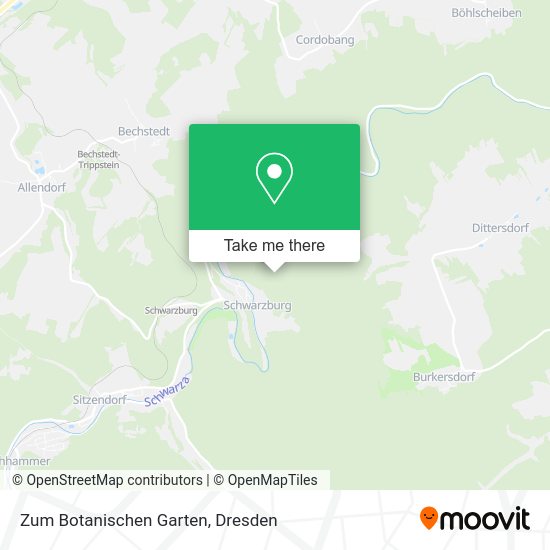 Карта Zum Botanischen Garten