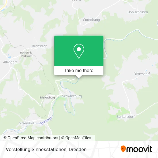 Карта Vorstellung Sinnesstationen