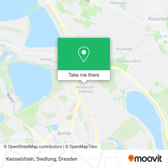 Карта Kesselshain, Siedlung