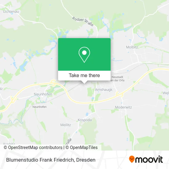 Карта Blumenstudio Frank Friedrich