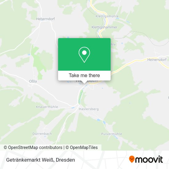 Карта Getränkemarkt Weiß