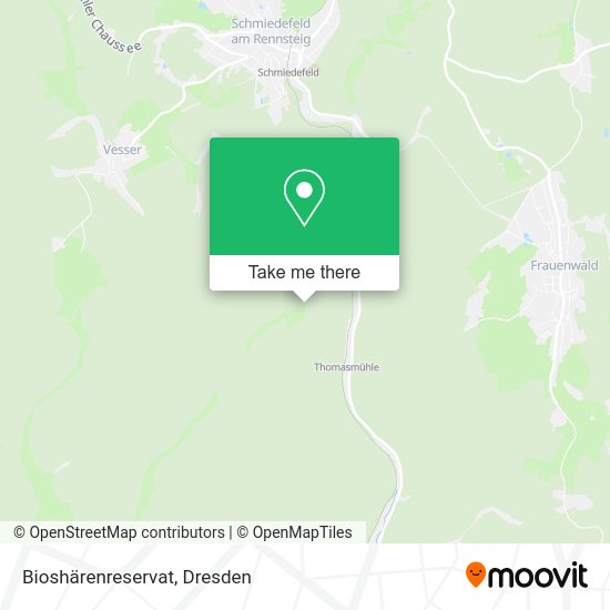 Карта Bioshärenreservat