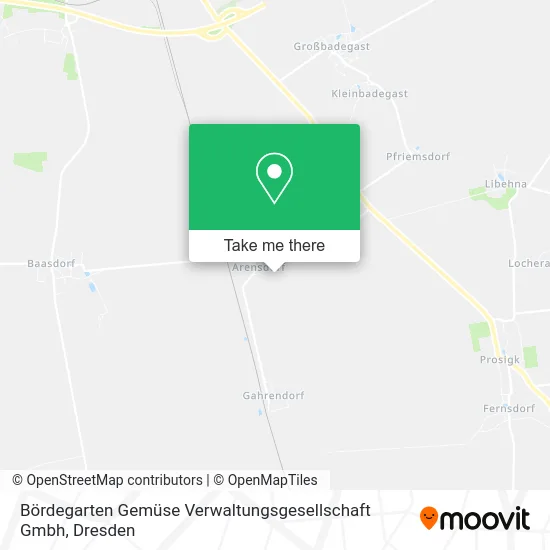 Карта Bördegarten Gemüse Verwaltungsgesellschaft Gmbh