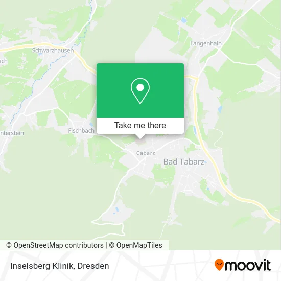 Inselsberg Klinik map