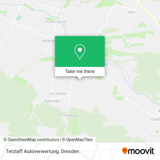 Карта Tetzlaff Autoverwertung