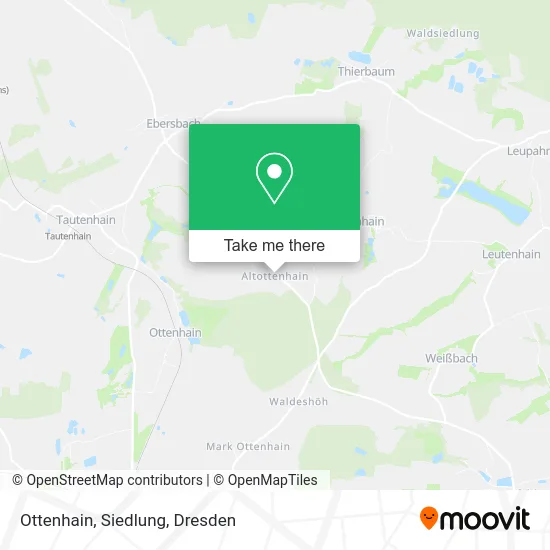 Карта Ottenhain, Siedlung