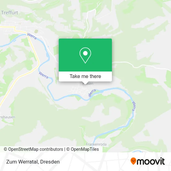 Карта Zum Werratal