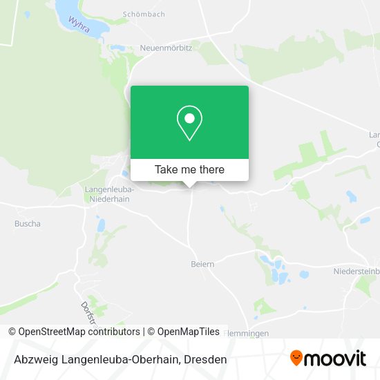 Карта Abzweig Langenleuba-Oberhain