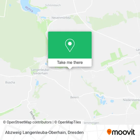 Карта Abzweig Langenleuba-Oberhain