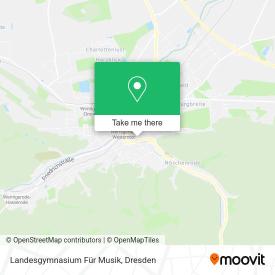 Карта Landesgymnasium Für Musik