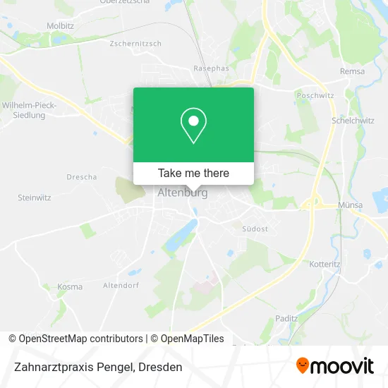 Карта Zahnarztpraxis Pengel