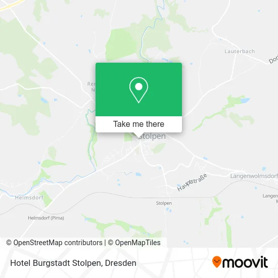 Карта Hotel Burgstadt Stolpen