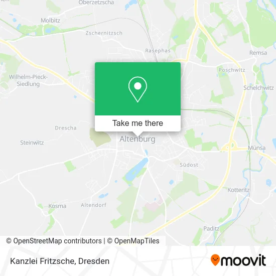 Карта Kanzlei Fritzsche