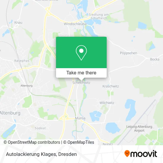 Карта Autolackierung Klages