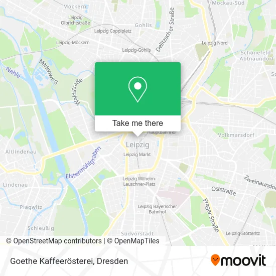 Карта Goethe Kaffeerösterei