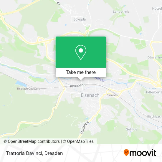 Карта Trattoria Davinci