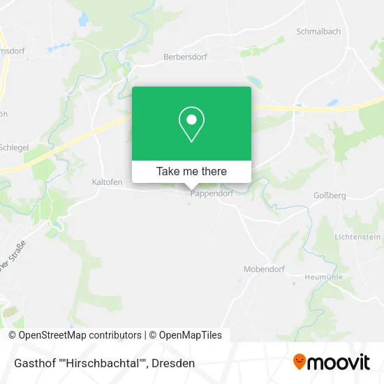 Карта Gasthof ""Hirschbachtal""
