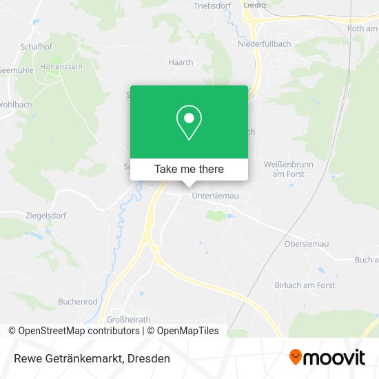 Карта Rewe Getränkemarkt
